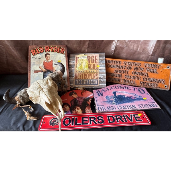 Wall Hanging Collection - Horned Skull Red Ryder Poster & More