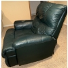 Image 3 : Leather Rocker/ Recliner Well Loved, Small Tear on Arm  36x41x39"tall