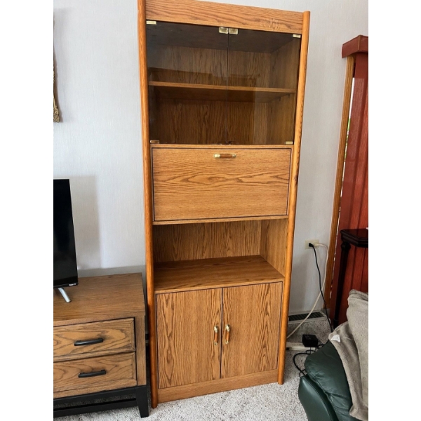 3 pc entertainment/storage cabinet 27” L x 30.5 w x 15.5 D

