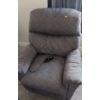 Image 1 : Single Seated Sofa, Electric, Moves w/ Remote, Works (35W, 32D, 41T) w/ Well Loved Ottoman 36W, 17T