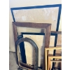 Image 4 :  Assortment of big and small, square,rectangle and even triangular frames & mirrors. 