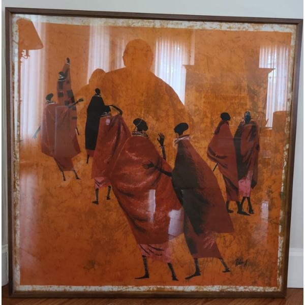 African Print By Robin A, 100/200  - 34x34