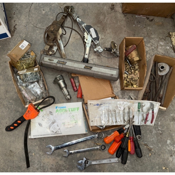Retired Mechanic's Hand Tools & Accessories- Wrenches, Screwdrivers, Pliers +++