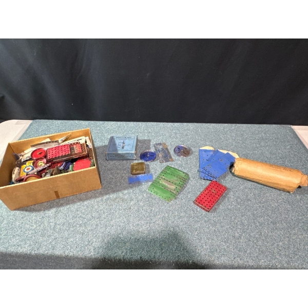 Antique Meccano Model Books & Pieces 