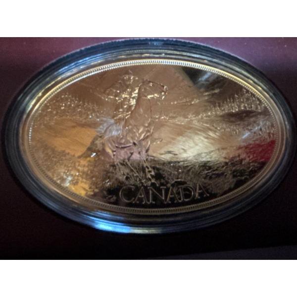 Canadian Heritage Medal Series: Legacy of the Mountie - 5 oz. Pure Silver Medal