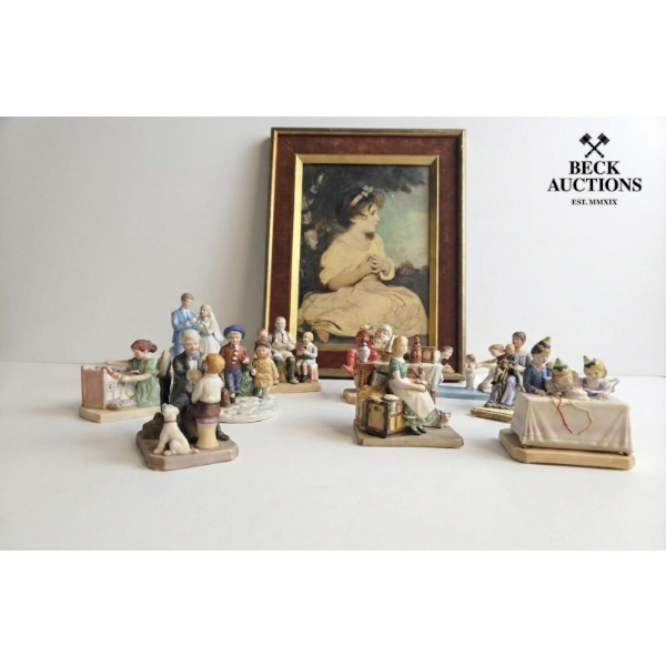 Framed Print Of Sir Joshua Reynolds' Famous Painting, The Age Of Innocence