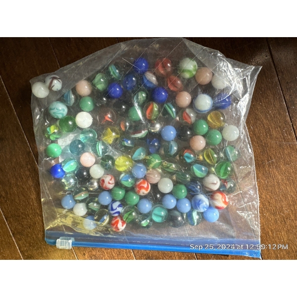 Bag of Glass Marbles 