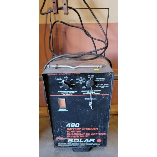 480 Battery Charger Starter Console