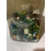 Image 9 : Wooden Box With Vintage Lego Blocks, Vintage Marble Jar, and Collectible Shaving Set