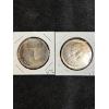 Image 1 : 1967 Canada goose Silver Dollar x2 46.6g .800 Silver
