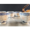 Image 6 : Gorgeous Glass Swan Bowl and Collectable Vintage Chinese Porcelain Cups