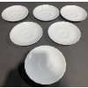 Image 5 : Royal Albert Bone China White Teacups and Saucers Set of 6
