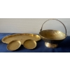 Image 3 : Decorative Brass Bundle -Tray 8L Vases Candy Dish Photo Frame & more