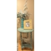 Image 1 : Painted Wood Side Table with Bicycle Motif