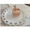 Image 4 : Vintage cut crystal decanter, featuring a "wave" pattern in the glass a tapered body, & SO MUCH MORE