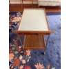 Image 2 : Vintage Bar Cart On Casters 27T 
