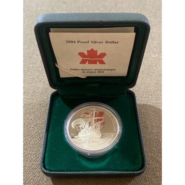 2004 Proof Silver Dollar by Royal Canadian Mint