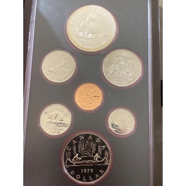 1979 Royal Canadian Mint Double Dollar Proof-Like Coin Set
