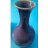 Image 4 : Set of 3 Stunning Hand Formed & Signed Decorative Purple Art Vases (Tallest is 9T, Shortest 4.5T) 