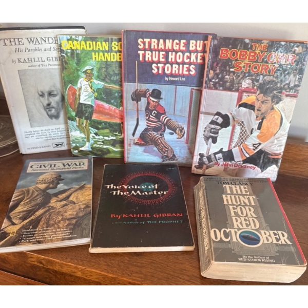 Vintage Stories & Collectible Books on Hockey, Boy/Girl Scouts,& Civil War