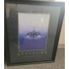 Image 1 : Inspirational Print 27 X 33 "Attitude", Framed Under Glass