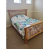 Delux Mission Style Shaker Bed - Queen - Includes Head/Footboards Frame Mattress BS & Linens