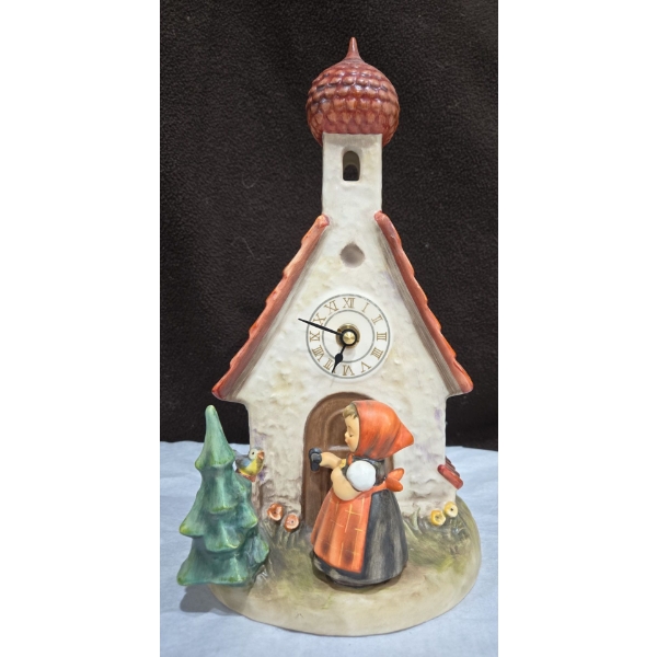 Goebel ' Chapel Time' Clock Figurine  
