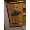 Image 2 : Wooden Bench  w/ Wooden Pull Out Waste Bin (Contents Included) 38 T, 36 L, 16 W