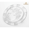 Image 3 : Vintage Federal Glass Cake Plate 11''INCHES , Val Saint Lambert Crystal Vase 6''INCHES HEIGHT