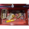 Image 4 : Red Metal Tool Chest with Assorted Tools and Accessories