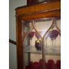 Image 2 : Antique Glass & Wood Cabinet, Contents NOT Included -  23W, 12D, 48T