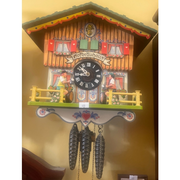 Antique German Cuckoo Clock 20T