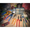 Image 3 : Collection Of Tools- Screwdrivers, Pliers, Wire Connectors- Electrician's Tool Kit-Tool Dump