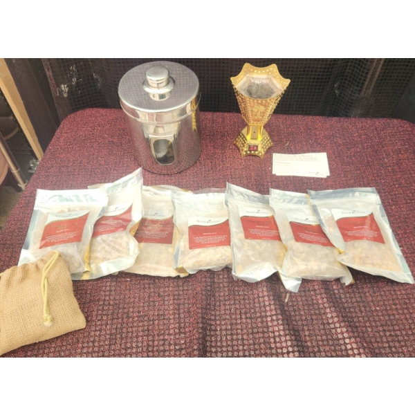Young Living Frankincense Resin Kit with Burner and Storage Canister