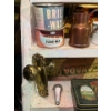 Image 6 :  brass door handles, mini sail ship, Great  miniature collection of William Grants scotch whiskey 6 