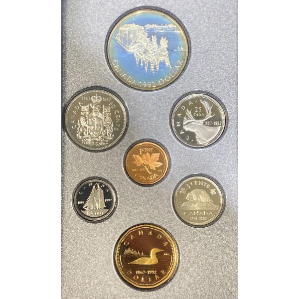 1992 Silver & Aureate Dollar Coin Proof Set