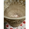 Image 5 : White Shelf w/ Various Home Items Incl. Brass Metal Waste Basket 
