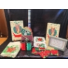 Image 1 : Vintage Christmas Lot with Decorations and Wrapping Supplies