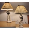 Image 1 : Blackamoore Nubian Prince & Princess Lamps 22T
