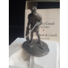 Image 2 : The People of Canada Pewter Figurines, Franklin Mint: The Fur Trapper and The Coal Miner