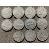Image 1 : Canadian 25-cent Pieces 80% Silver 64.13 Grams