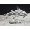 Image 3 : Swarovski 1990 Annual Edition "Lead Me" The Dolphins (3"T & 5"L)