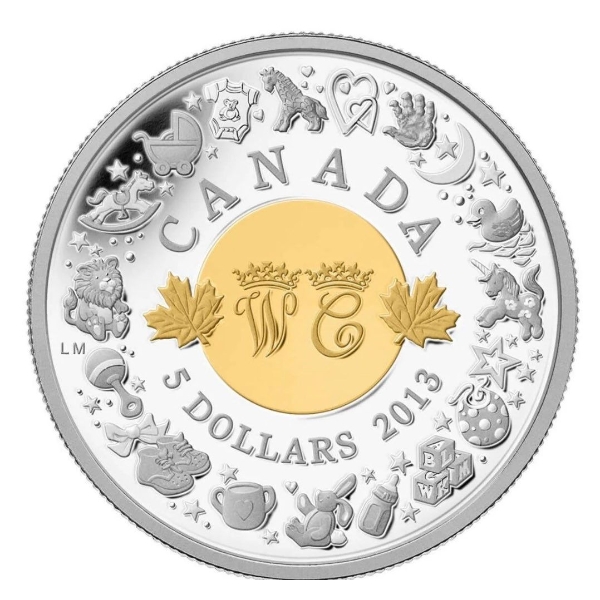 2013 $5 Birth of the Royal Infant - Pure Silver Coin
SKU: 127107
