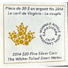 Image 3 : 2014 Royal Canadian Mint White-Tailed Deer $20 Fine Silver Coin
