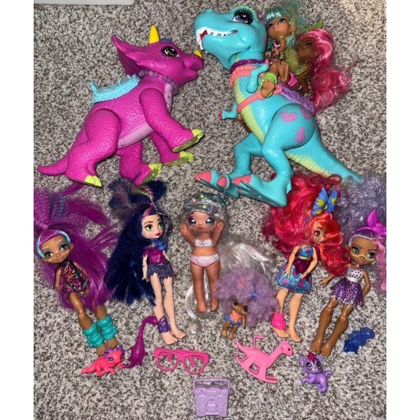 Toy Collection ft/ Mattel Cave Club Line w/ Other Dolls & Playsets 