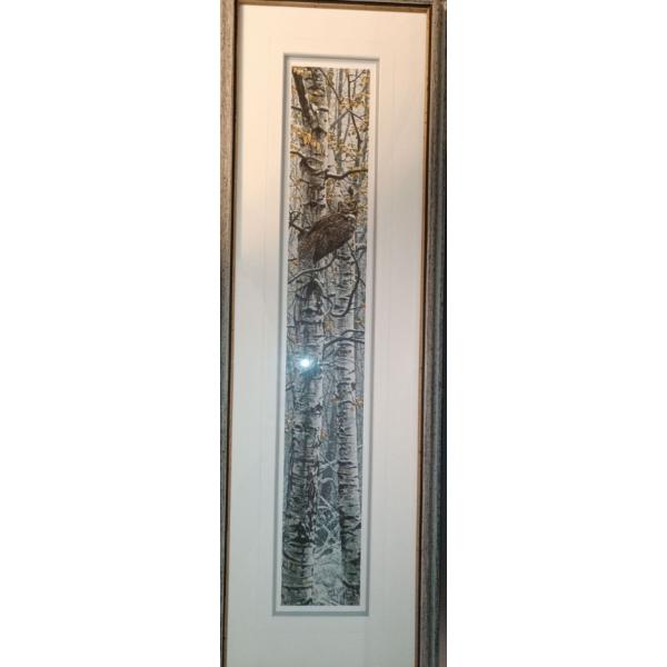 Rod Frederick's "Great Horned Owl"  Rarely For Sale in Canada #936