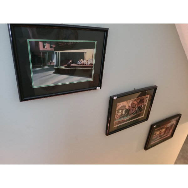 Trio of Framed Prints 16.5 X 12.5 