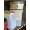 Image 10 : Varied Collection of Kitchen Appliances, Utensils, and Storage Items, Pots and bird feeders