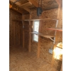 Image 7 : Shed Well Built 2X4 Construction 10'x10'x8' Hight On Skids double Front Door gray Siding & asphalt 