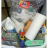 Image 3 : Laundry Supplies & Shelf w/ Laundry Basket Full Of Everyday Essentials